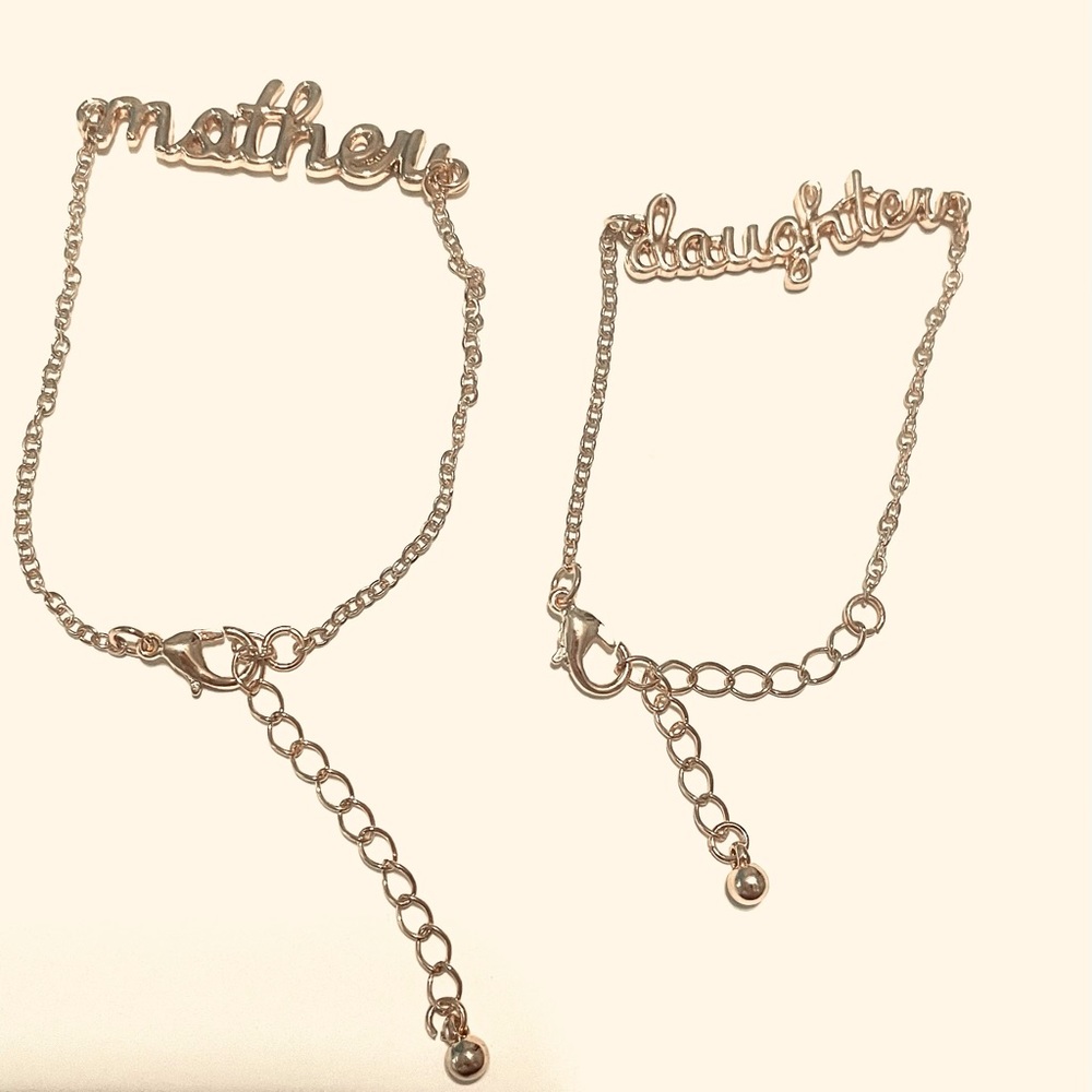 Mother and daughter bracelet set